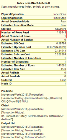 InefficientIndexScan